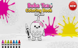 Boba Tea Coloring Book - Free Online Art Game
