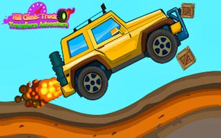 Hill Climb: Truck Transform Adventure - 2D Driving Game