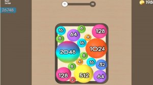 2048 Balls Merge Puzzle