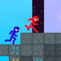 Stickman Blockworld Parkour 2 Online Game