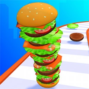 Stack The Burger Online Skill Game