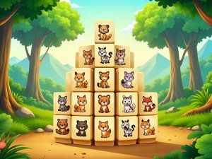 Animal Kingdom Mahjong Puzzle