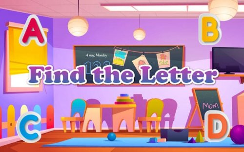 Find The Letter: Alphacasual game Learning Game