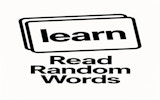 Read Random Words - Vocabulary Learning Game