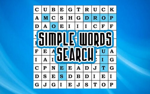 Simple Words Search Puzzle Game