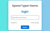 Speed Typer Challenge